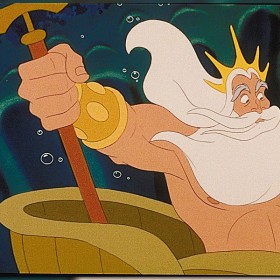 King Triton in The Little Mermaid