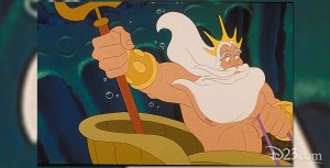 King Triton in The Little Mermaid
