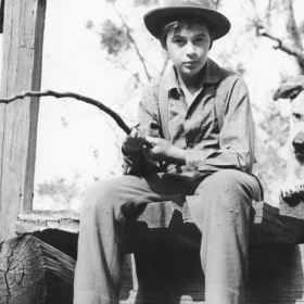 Actor Tommy Kirk in Old Yeller