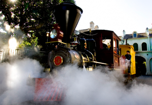 Ollie Johnston’s Marie E. steam train