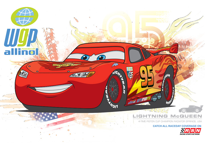 Characters - Pixar Animation - Cars - Lightning McQueen - D23