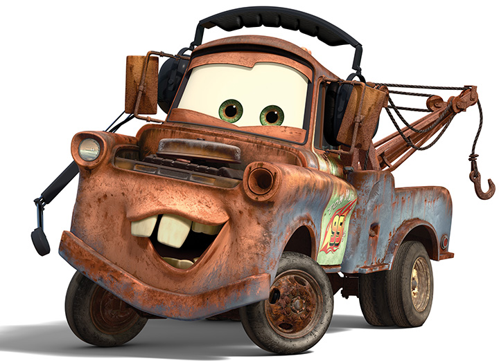 Characters Pixar Animation Cars Tow Mater D23