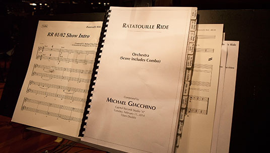 Academy Award®-winning composer Michael Giacchino Score for Ratatouille Ride