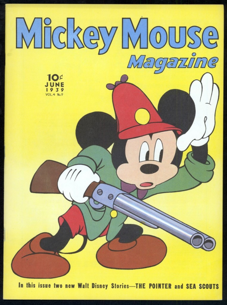 The Cover of Mickey Mouse Magazine