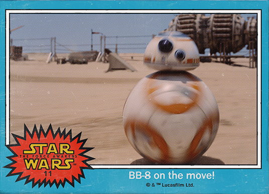 Star Wars BB-8, the adorable rolling droid