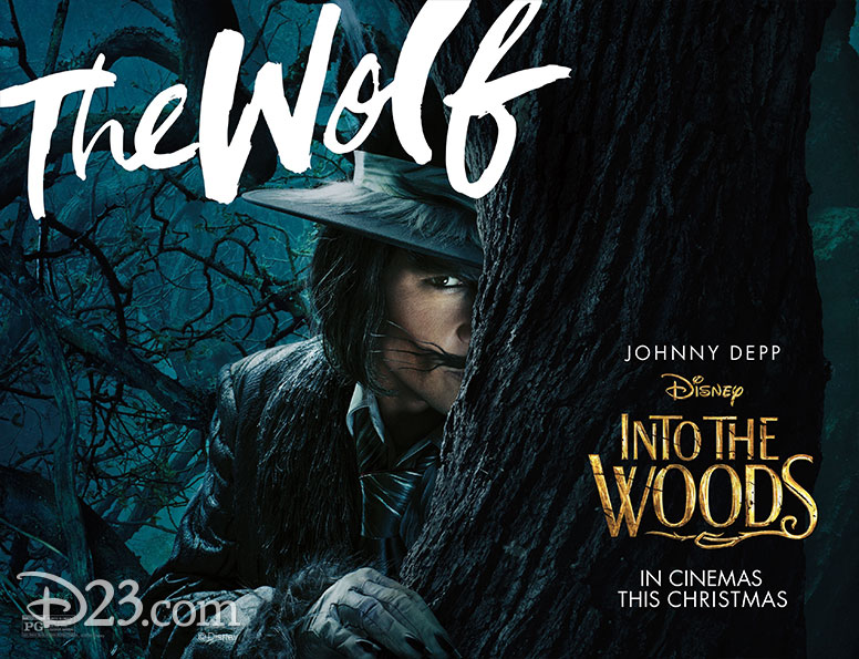 Johnny Depp as The Wolf in Disney's Into the Woods