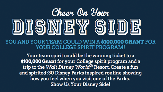 ad for Cheer on Your Disney Side