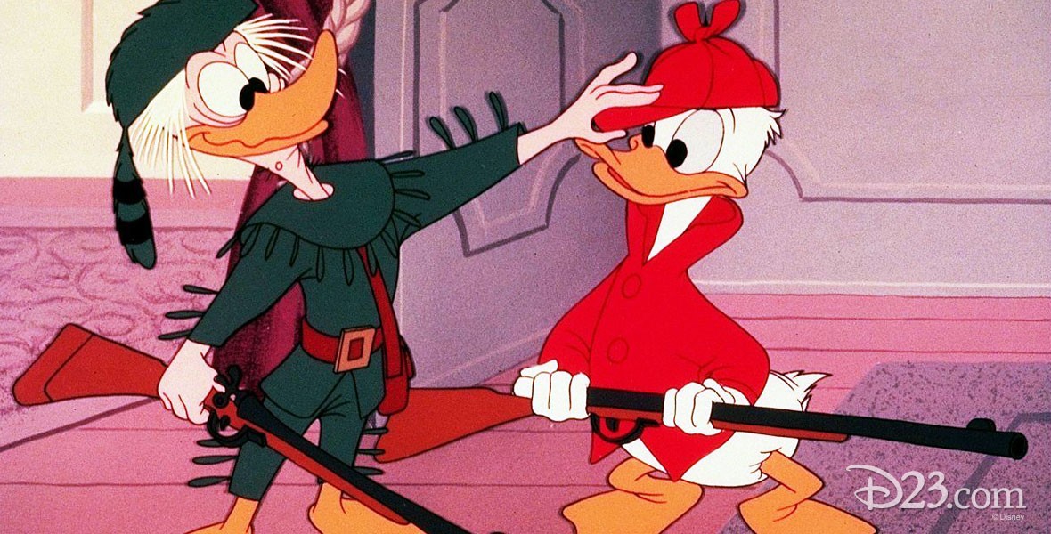 Photo of Donald Duck in Disney Animated Film No Hunting
