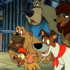 Photo of animated characters from Disney film Oliver and Company