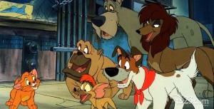 Photo of animated characters from Disney film Oliver and Company