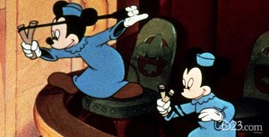 Photo of Mickey's Nephews in Disney Film Orphan's Benefit