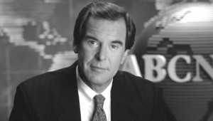 Journalist and TV news anchor Peter Jennings