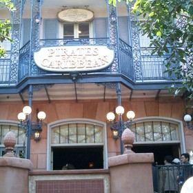 Pirates of the Caribbean New Orleans Square attraction at Disneyland