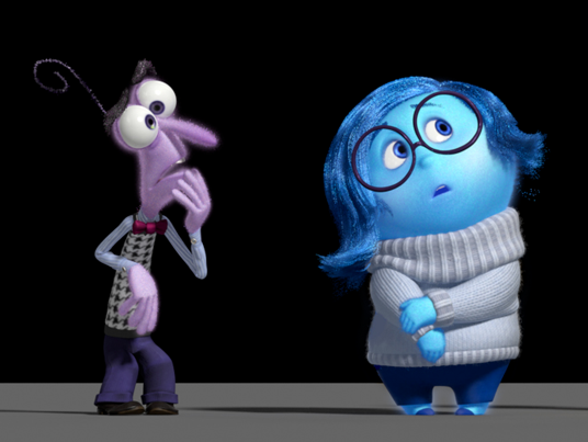 Inside Out's Fear and Sadness