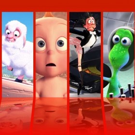 Collage of Pixar Short Film Collections