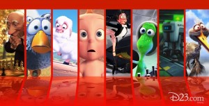 Collage of Pixar Short Film Collections