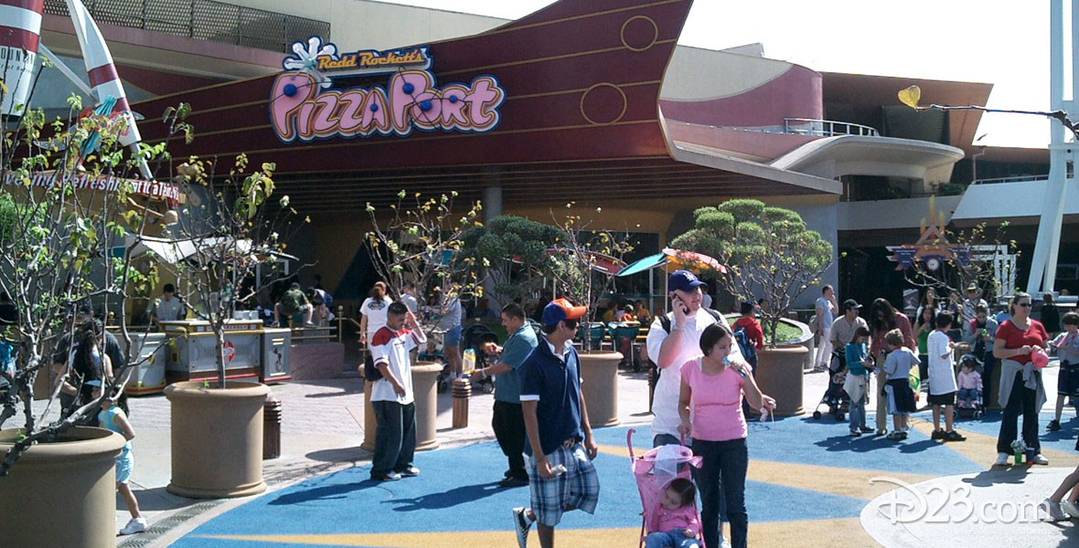 Redd Rockett’s Pizza Port Restaurant in Disneyland