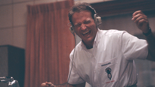 Photo of Robin Williams in Good Morning Vietnam