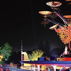 Rocket Rods High-speed attraction in Tomorrowland at Disneyland