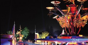 Rocket Rods High-speed attraction in Tomorrowland at Disneyland