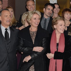 Tom Hanks, Emma Thompson, Julie Andrews, and Dick Van Dyke, plus the cast and crew of the new Poppins-inspired film, attend a practically perfect premiere at The Walt Disney Studios.