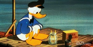 Photo of Donald Duck in Disney's Sea Salts Film