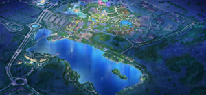 Early Sketch of Shanghai Disney Resort