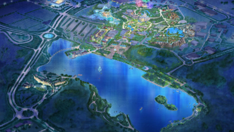 Early Sketch of Shanghai Disney Resort