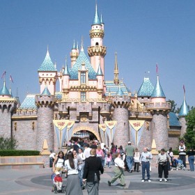 Sleeping Beauty Castle in Disneyland