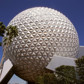 Photo of Spaceship Earth Geodesic globe attraction