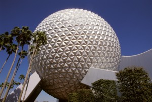 Photo of Spaceship Earth Geodesic globe attraction