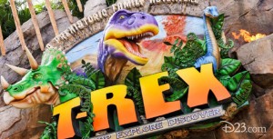 T-REX Prehistoric-themed restaurant in Downtown Disney Marketplace at Walt Disney World