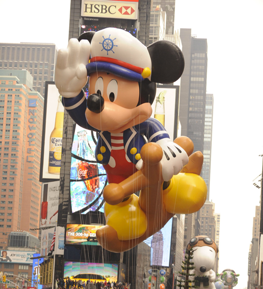 Sailor Mickey in the Macy's Thanksgiving Day Parade