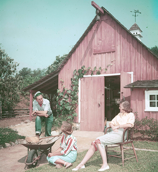 Walt, Diane, and Sharon at his barn.