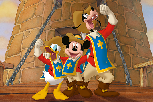 Mickey, Donald, and Goofy: The Three Musketeers