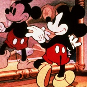 Thru the Mirror (film) Mickey Mouse Cartoon