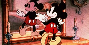 Thru the Mirror (film) Mickey Mouse Cartoon