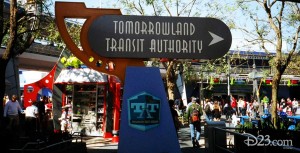 Tomorrowland Transit Authority Attraction in Magic Kingdom Park at Walt Disney World (1994)