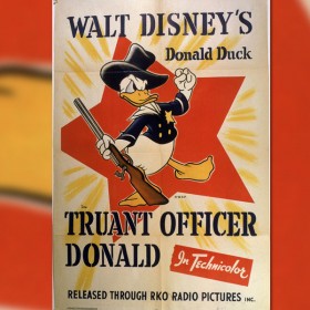 Poster of Truant Officer Donald Duck cartoon