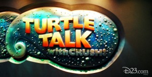 Turtle Talk with Crush Attraction within The Living Seas at Epcot