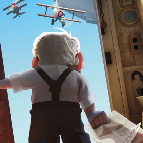 Carl in Disney's film Up