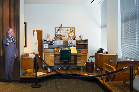 Animators Desk in the Walt Disney Studio Archives