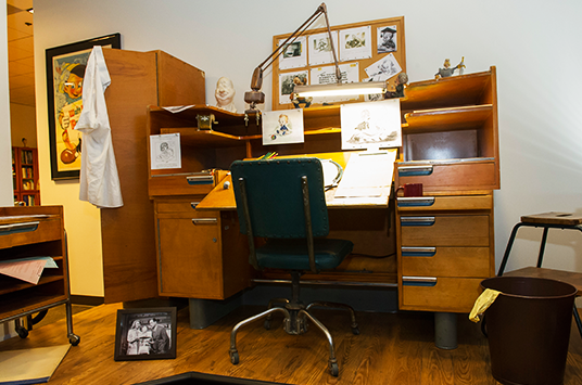 Animators Desk in Walt Disney Studios