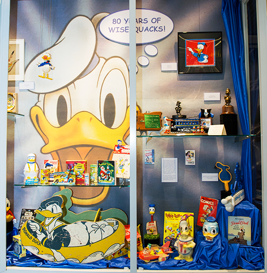 Exhibit celebrating Donald Duck's 80th anniversary