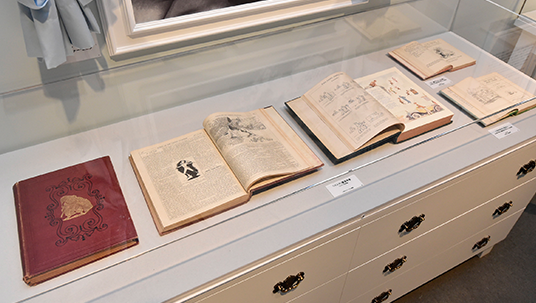 Winnie the Pooh Books on Display in the Walt Disney Archives