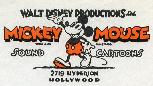 Walt Disney incorporated in 1929 and named the company Walt Disney Productions, which is reflected in the new logo