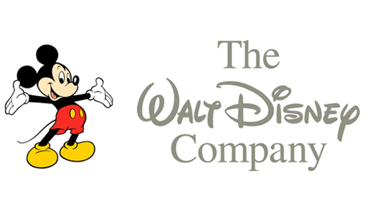 Modern version of Mickey Mouse the Walt Disney Company logo