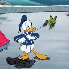 Photo from Disney's Wet Paint Donald Duck cartoon