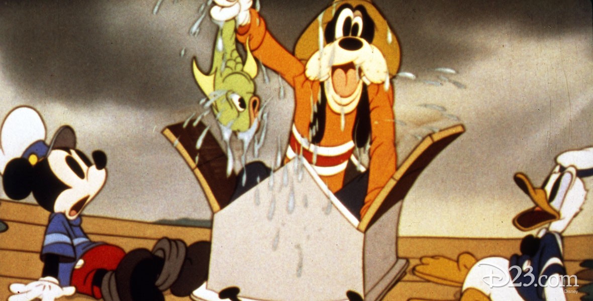Photo from Disney's The Whalers Mickey Mouse and Donald Duck Cartoon