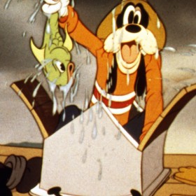 Photo from Disney's The Whalers Mickey Mouse and Donald Duck Cartoon